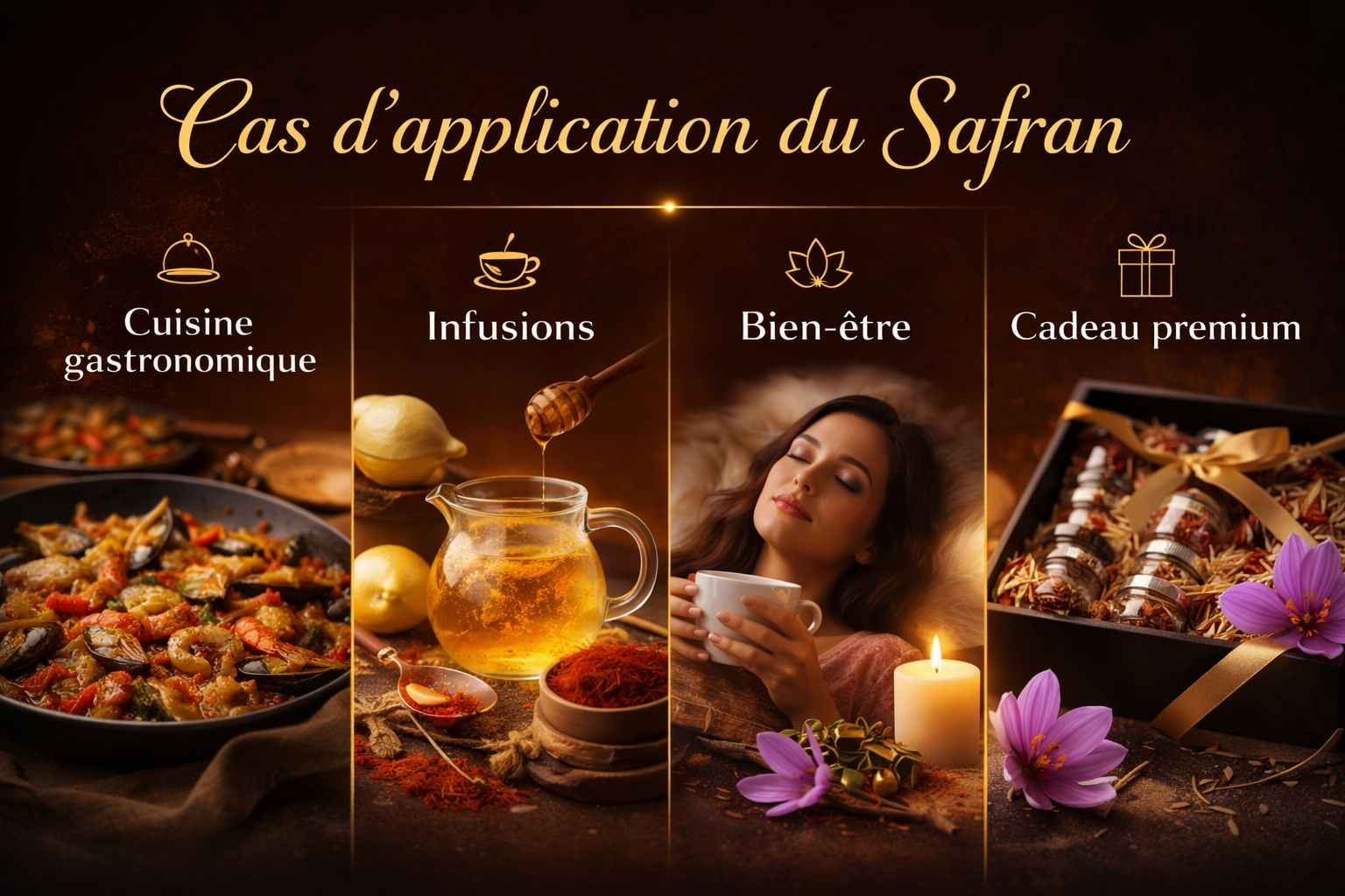 cas d'application du safran